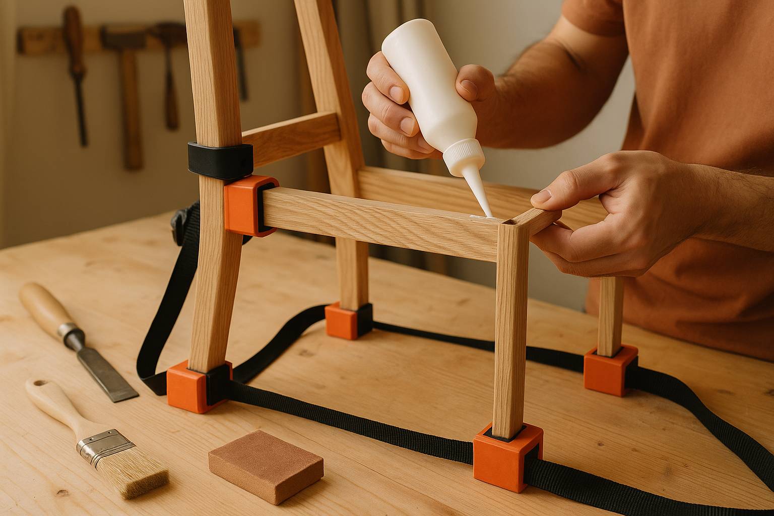 Cómo reparar una silla de madera suelta paso a paso