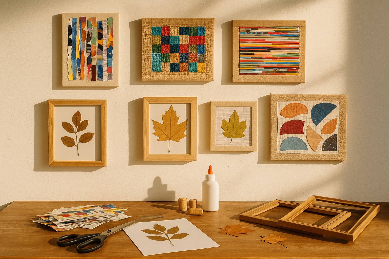 DIY fácil: crea tus propios cuadros decorativos con materiales reciclados