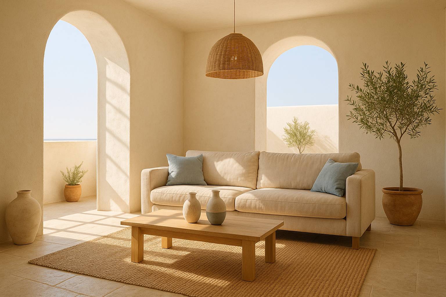 Estilo mediterráneo moderno: claves para lograrlo sin saturar el espacio