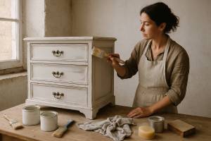 Cómo pintar muebles antiguos con efecto envejecido