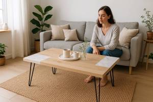 Cómo renovar una mesa de centro sin comprar una nueva