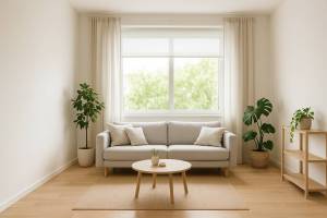 Trucos para combinar cortinas y estores sin recargar el ambiente